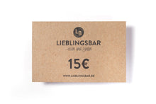 Lade das Bild in den Galerie-Viewer, LieblingsBar Gutschein "BESORG'S DIR"