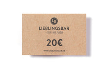 Lade das Bild in den Galerie-Viewer, LieblingsBar Gutschein "BESORG'S DIR"