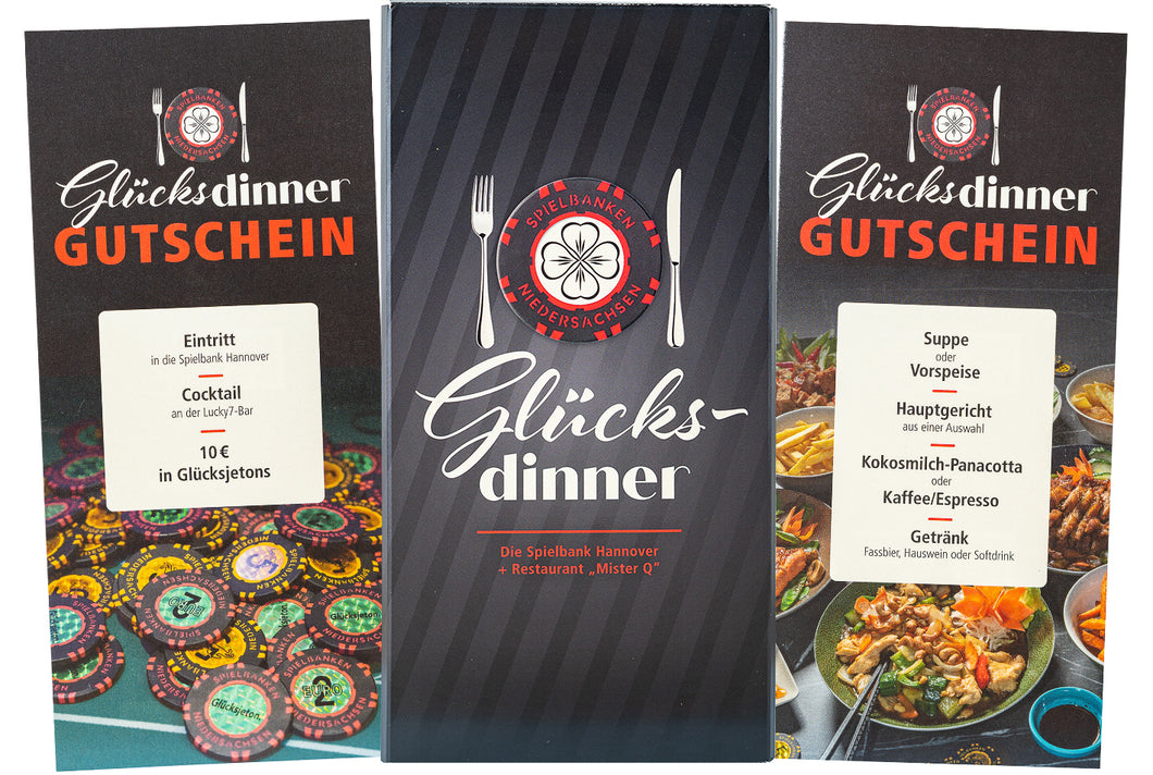 Mister Q Gutschein Glücksdinner