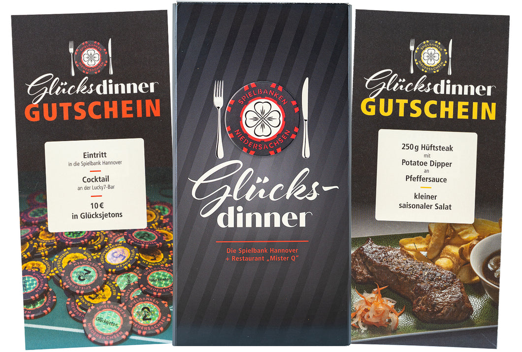 Mister Q Gutschein Glücksdinner Hüftsteak